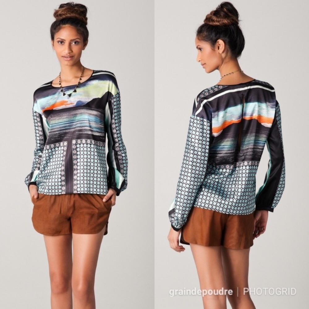 Clover Canyon Long Sleeve Sunset Top